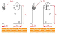 Doughty Scenery Fixing - Short Hanging Iron [Multi-Pack] - Doughty Engineering - Такелажне обладнання - MTN Shop DACH - imagen 3