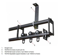 Doughty Stage Curtain Track/SixTrack Kit - Walkalong System - Doughty Engineering - Такелажне обладнання - MTN Shop DACH