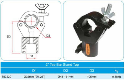 Кріплення Doughty Engineering T-Stand (підходить до всіх підставок Doughty) – zweites Bild