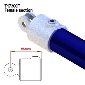 Schlüsselklemme: Doughty Drehbares T-Stück/Sockel [Multi-Pack] - Doughty Engineering - Rigging-Geräte - MTN Shop DACH