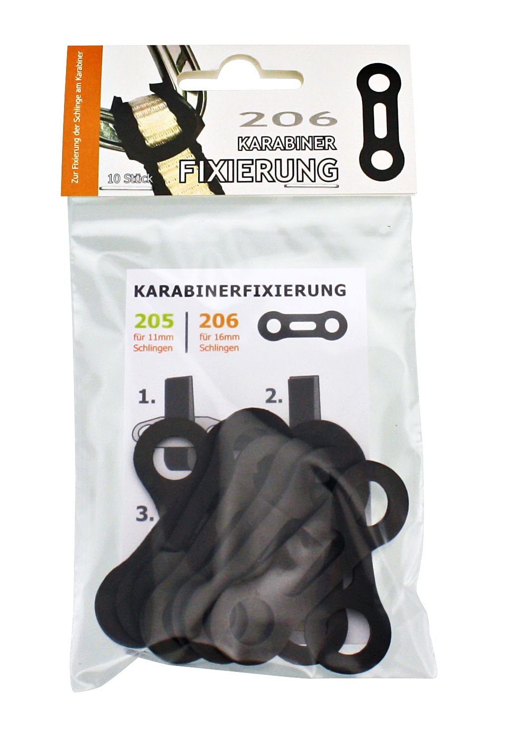 ALIENS - фіксація карабіна RUBBER FIX (10 шт.) - Aliens - 16мм - карабін - MTN Shop DACH - imagen 2