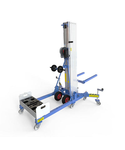 Kuzar Industrielifter 300kg/7,3m mit 100kg Gegengewicht und Korb - HAMMER 73CW - Kuzar - Heber - MTN Shop DACH