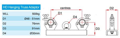 Перехідний штифт Doughty Engineering 28 мм х 16 мм сталь – zweites Bild