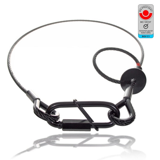 AED-zertifiziertes schwarzes Sicherheitskabel 0.6M/20KG (5er-Pack) - AED - Rigging-Geräte - MTN Shop DACH