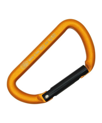 KONG - Materialkarabiner MINI D – Orange/Schwarz