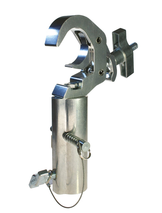 Doughty Schnellabzugsklemme 38-51mm Slimline mit Halterung - Doughty Engineering - Aluminium - Rigging-Geräte - MTN Shop DACH