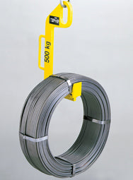 Гак для перекидання котушок Tigrip® TCS – Гак для перекидання котушок є універсальним С-подібним гаком. Завдяки поворотному нахилу носа він може піднімати або опускати котушки як лежачи, так і стоячи. Котушка абсолютно безпечно повертається на 90° за допомогою поворотного носика гачка. М’яке перекочування нахиленого носа дозволяє плавно піднімати або опускати котушку, а також служить безпечним носиком, щоб запобігти випадковому вислизанню під час транспортування. – Тепер доступний у MTN Shop DE.