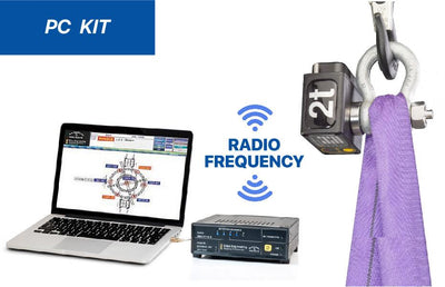 Eilon Engineering Ron StageMaster™ Kabelloses Schäkelbolzen-Wägezellen-Kit mit Standard-Empfänger – – Jetzt erhältlich im MTN Shop DE.