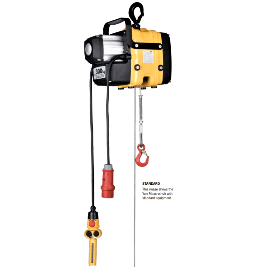 Yale Mtrac Seildurchlaufwinde (Mini) – Die neue Seildurchlaufwinde Das Modell Yale Mtrac ® verbindet modernes Industriedesign mit technischer Innovation. Bei der Entwicklung wurde der Fokus auf die einfache und sichere Handhabung für mobile Einsatzzwecke gelegt. – Jetzt erhältlich im MTN Shop DE.