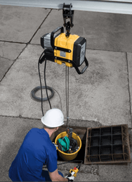 Yale Mtrac Seildurchlaufwinde (Mini) – Die neue Seildurchlaufwinde Das Modell Yale Mtrac ® verbindet modernes Industriedesign mit technischer Innovation. Bei der Entwicklung wurde der Fokus auf die einfache und sichere Handhabung für mobile Einsatzzwecke gelegt. – Jetzt erhältlich im MTN Shop DE. - imagen 4