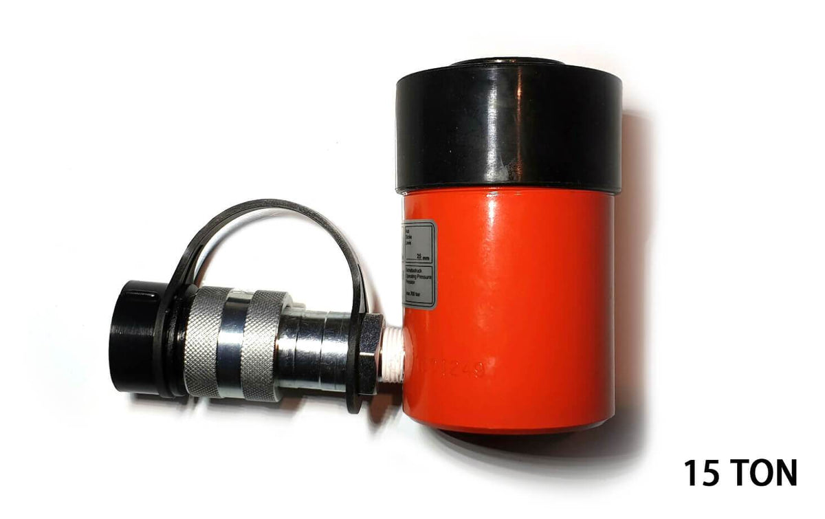 Yale Hydraulik Universal-Zylinder YS – Diese robusten Hydraulikzylinder zeichnen sich durch eine extrem gute Seitenlastverträglichkeit aus und sind sehr handlich, da sie über Federrückzug und nur einen Schlauchanschluss verfügen.Universal-Zylinder sind für alle Arbeiten einsetzbar, bei denen es auf hohe Kraft und geringe Abmessungen ankommt, wie z.B. Auspressen von Wellen, Richten von Schweißkonstruktionen, Anheben, Ausrichten, Abstützen, Wiegen etc. bzw. für alle universellen Montage- und Reparaturarbeiten - imagen 4