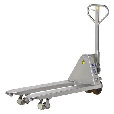 Pfaff ATEX PROLINE Handgabelhubwagen in Edelstahlausführung (HU 20-115 VATP) - Pfaff-silberblau - Gabelhubwagen - MTN Shop DACH