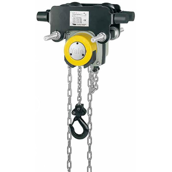 Yalelift Handkettenzug IT (500 - 20.000 kg) – Die Kombination des Yalelift 360 mit einem sehr niedrig bauenden Handfahrwerk sorgt für mehr Einsatzflexibilität. Das Getriebefahrwerk&nbsp;ist eine hervorragende Option, wenn es auf die genaue Positionierung der Last ankommt. – Jetzt erhältlich im MTN Shop DE.