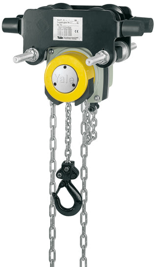 Yalelift Handkettenzug IT (500 - 20.000 kg) – Die Kombination des Yalelift 360 mit einem sehr niedrig bauenden Handfahrwerk sorgt für mehr Einsatzflexibilität. Alle Geräte der Baureihe sind bis zu einer Tragfähigkeit von 3.000 kg einstrangig ausgelegt, das Baumaß wurde nochmals verkürzt. So können auch niedrige Raumhöhen optimal genutzt werden. Erfahren Sie mehr! – Jetzt erhältlich im MTN Shop DE.