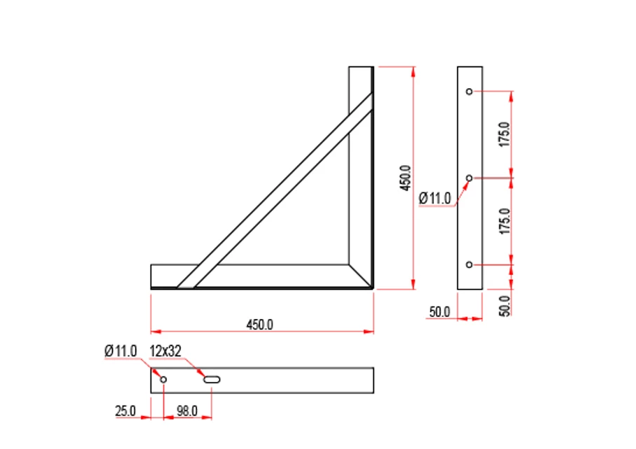 Кутовий залізний кронштейн Doughty [Multi-Pack] - Doughty Engineering - Такелажне обладнання - MTN Shop DACH - imagen 4