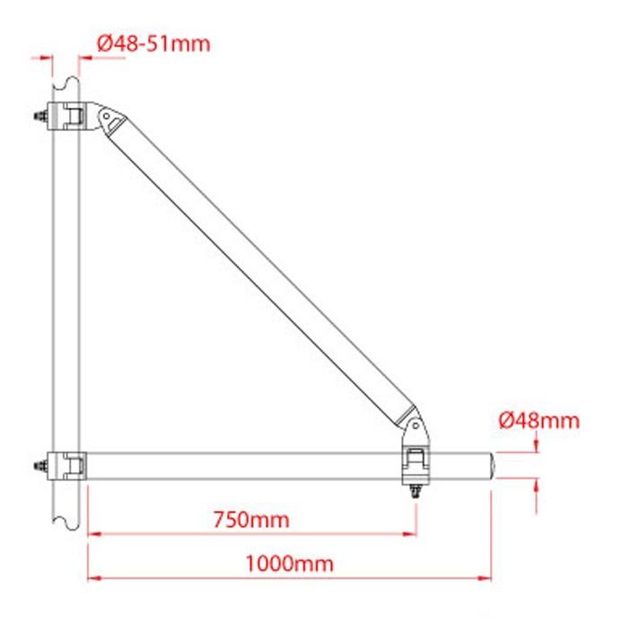 Стріли Doughty зі стійкою - Doughty Engineering - Такелажне обладнання - MTN Shop DACH - imagen 5