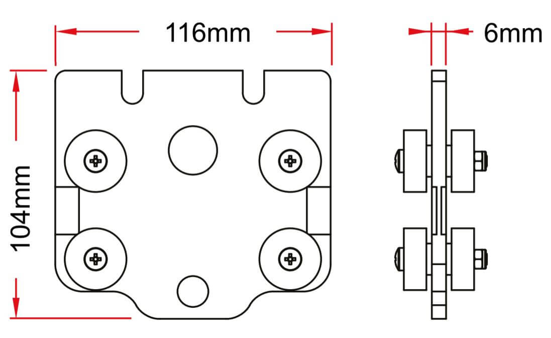 Система доріжок Doughty Stage Curtain Track System (SixTrack) - Master Runner [Multi-Pack] - Doughty Engineering - Такелажне обладнання - MTN Shop DACH - imagen 2