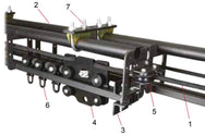 Doughty Stage Curtain Track/SixTrack Kit - Система керування перекриттям лінії - Doughty Engineering - Такелажне обладнання - MTN Shop DACH