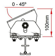 Doughty Studio Rail - кутовий регульований кронштейн - Doughty Engineering - Такелажне обладнання - MTN Shop DACH - imagen 2