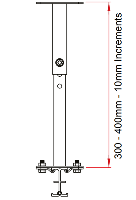 Doughty Studio Rail - Регульований подовжувач - Doughty Engineering - Такелажне обладнання - MTN Shop DACH - imagen 2