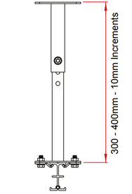Doughty Studio Rail - Регульований подовжувач - Doughty Engineering - Такелажне обладнання - MTN Shop DACH - imagen 2