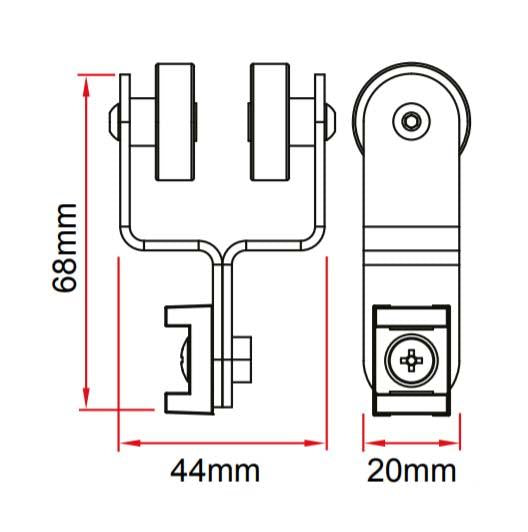 Doughty Studio Rail - Cable Slide [Multi-Pack] - Doughty Engineering - Такелажне обладнання - MTN Shop DACH - imagen 2
