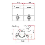 Doughty Rohr/Fass-Verbinder - Doughty Engineering - Rigging-Geräte - MTN Shop DACH - imagen 5