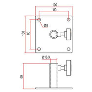 Doughty 16mm Baby Receiving Plate [Multi-Pack] - Doughty Engineering - Такелажне обладнання - MTN Shop DACH - imagen 2