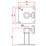 Doughty Junior Wandplatte mit 29-mm-Empfänger [Multi-Pack] - Doughty Engineering - Rigging-Geräte - MTN Shop DACH