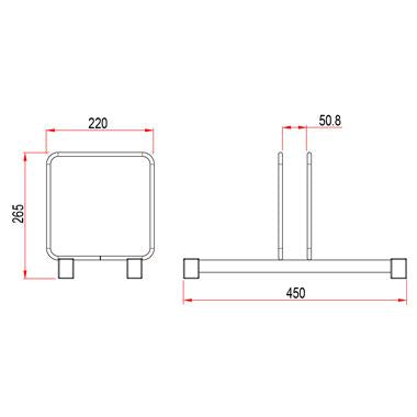 Підлоговий поліхолдер Doughty Engineering 50 мм – zweites Bild
