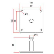 Doughty 16mm Baby Pin Wall Plate [Multi-Pack] - Doughty Engineering - Такелажне обладнання - MTN Shop DACH - imagen 3