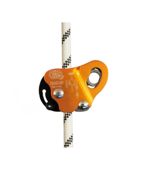 KONG - mitlaufendes Auffangerät BACK-UP - Karabiner TWISTLOCK