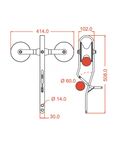 KONG - подвійний каток DOUBLE ROLLEY – zweites Bild