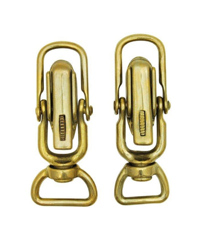 KONG - marinebronze SNAP FOR LEASHES mit Wirbel (Ve=50 Stü) – zweites Bild
