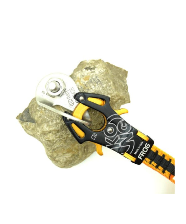 KONG - Karabiner FROG mit Schlinge - schwarz/orange - Kong - Karabiner - MTN Shop DACH