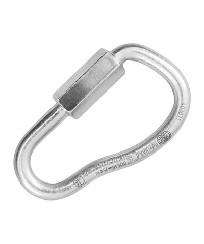 KONG - Schraubglied QUICK LINK ASYMMETRIC gebogen - Kohlenstoffstahl 7 mm - Kong - Schraubglied - MTN Shop DACH