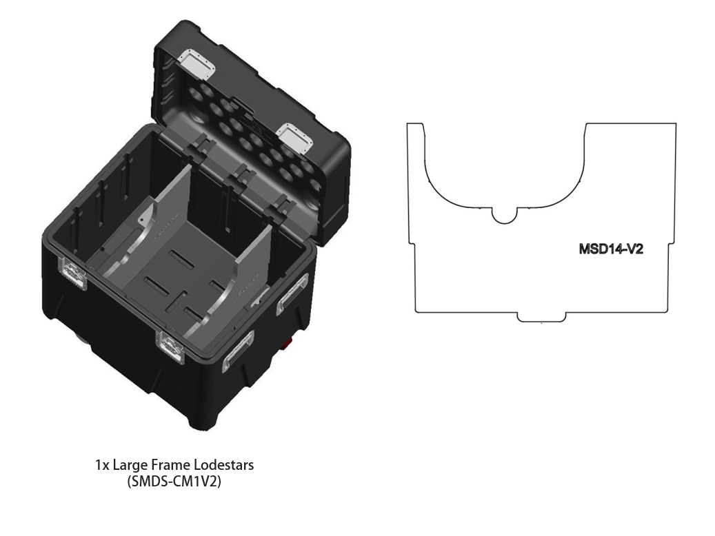 MTN BOX® (klein) Einsätze - MTN - 1x Large Frame Lodestar - MTN BOX - MTN Shop DACH - imagen 9