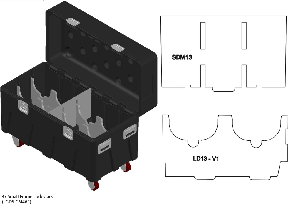 MTN BOX® (великі) вставки - MTN - 4x Small Frame CM Lodestar - MTN BOX - MTN Shop DACH