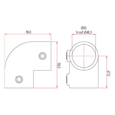 Schlüsselklemme: Doughty 90-Grad-Winkel [Multi-Pack] - Doughty Engineering - Rigging-Geräte - MTN Shop DACH