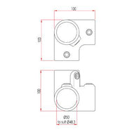 Schlüsselklemme: Doughty 3-Weg 90-Grad-Winkel [Multi-Pack] - Doughty Engineering - Rigging-Geräte - MTN Shop DACH - imagen 3