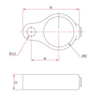 Schlüsselklemme: Doughty Gate Eye [Multi-Pack] - Doughty Engineering - Rigging-Geräte - MTN Shop DACH - imagen 2