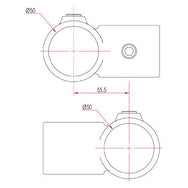 Schlüsselklemme: Doughty 90-Grad-Kreuzung [Multi-Pack] - Doughty Engineering - Rigging-Geräte - MTN Shop DACH - imagen 2