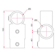 Schlüsselklemme: Doughty Kombi-Muffen-T-Stück [Multi-Pack] - Doughty Engineering - Rigging-Geräte - MTN Shop DACH - imagen 2