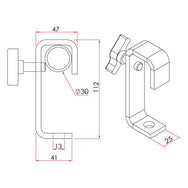 Doughty 30mm Hakenklammer (Stahl) [Multi-Pack] - Doughty Engineering - Rigging-Geräte - MTN Shop DACH - imagen 2