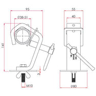 Doughty 50mm Hakenklammer mit Schutzplatte [Multi-Pack] - Doughty Engineering - Rigging-Geräte - MTN Shop DACH - imagen 2