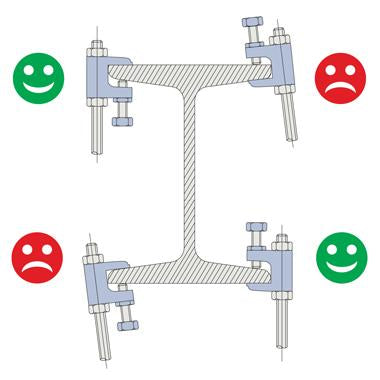 Doughty Lindapter Flanschklemme (max. 23 mm dick) [Mehrfachpackung] - Doughty Engineering - Rigging-Geräte - MTN Shop DACH - imagen 5