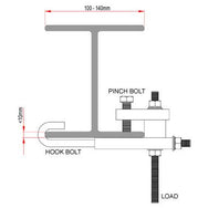 Регульований балковий зажим Doughty - Doughty Engineering - Такелажне обладнання - MTN Shop DACH - imagen 4