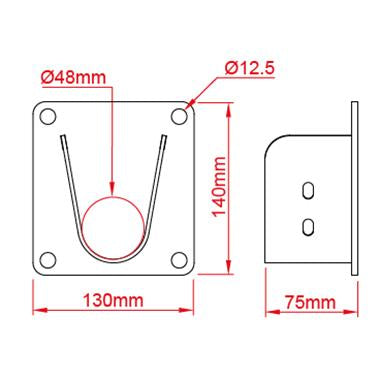 Настінна вішалка Doughty 48 мм [Multi-Pack] - Doughty Engineering - Такелажне обладнання - MTN Shop DACH - imagen 2