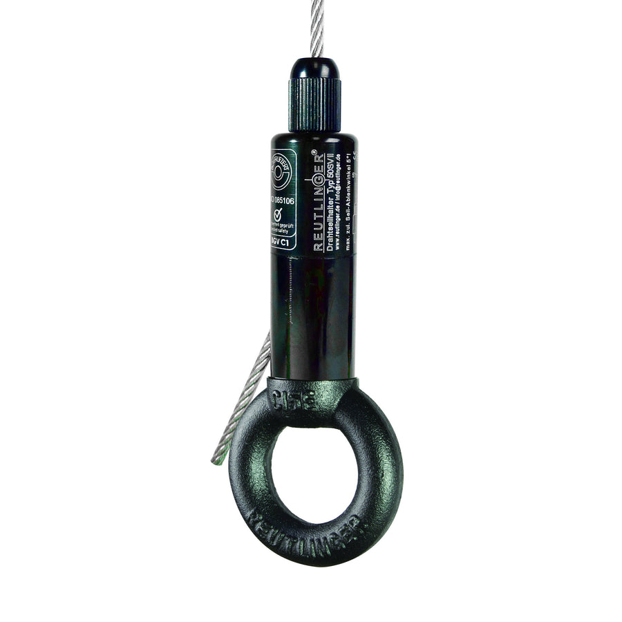 Reutlinger Drahtseilhalter SV III Ring mit seitlichem Seilausgang