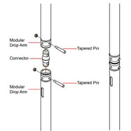 Doughty Modulares Rigging System - T-Stück mit Durchgangsverbindung für Bühnenbeleuchtungsrigging - Doughty Engineering - Rigging-Geräte - MTN Shop DACH - imagen 4